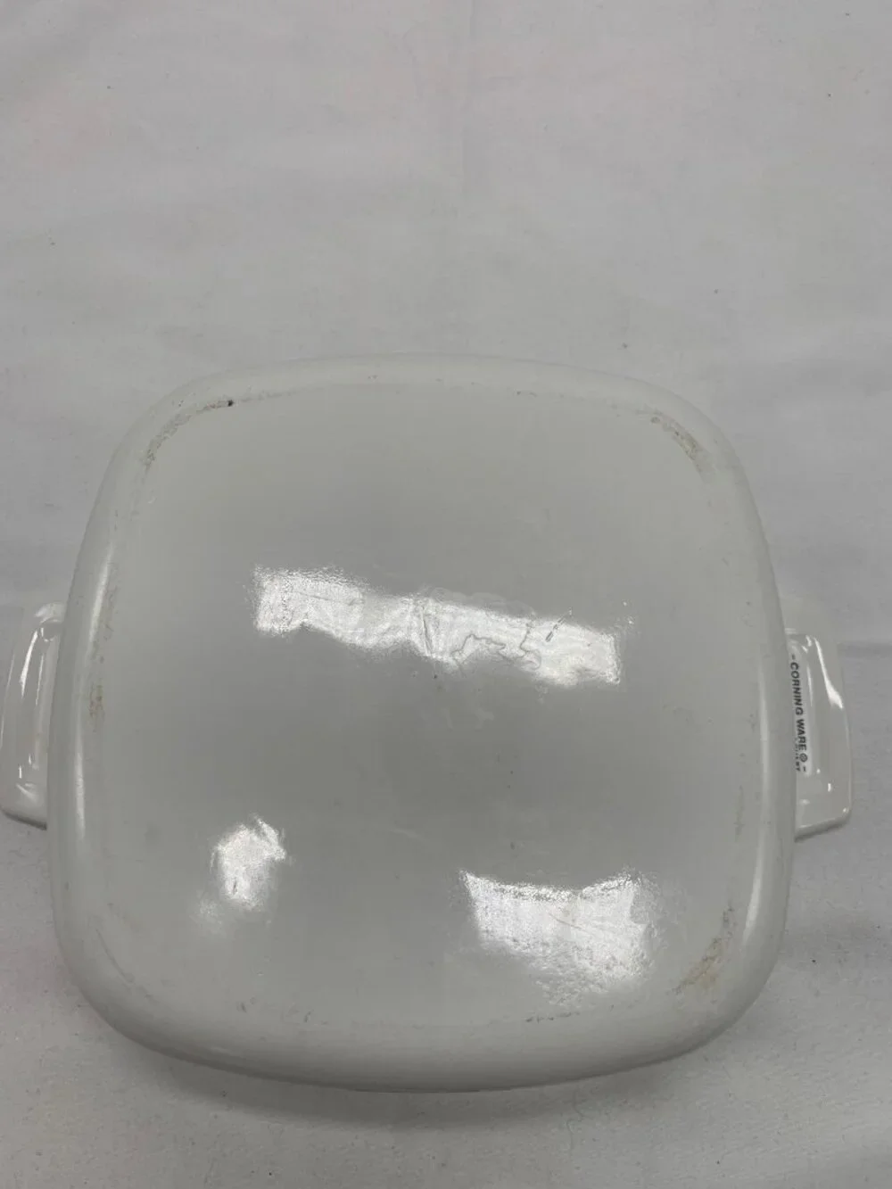 1970's CorningWare LEchalote 1 Qt Casserole Dish With Glass Lid